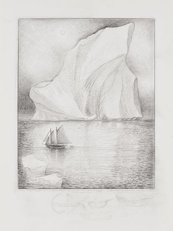 Study for The Flora S. Nickerson Down on the Labrador by David Lloyd Blackwood