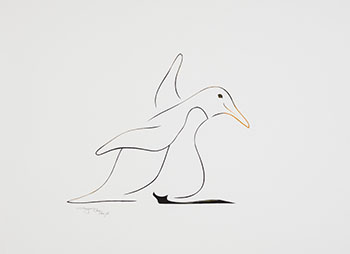 Dancing Penguin by Benjamin Chee Chee