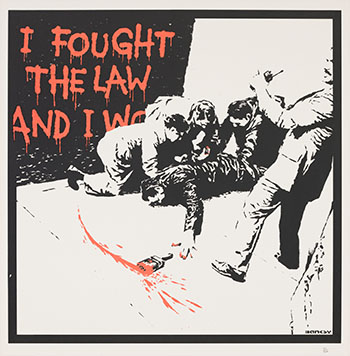 I Fought the Law by  Banksy
