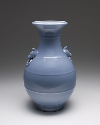 A Chinese Sky Blue Glazed Hu Vase, Republican Period (1911 - 1949) by  Chinese Art