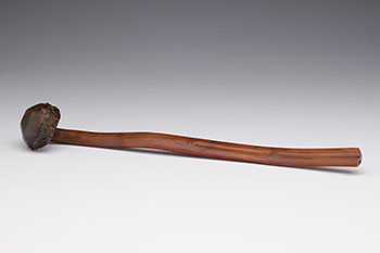 A Rare Chinese Bamboo Carved and Inscribed Ruyi Sceptre, Signed Muan, 19th Century or earlier par  Chinese Art