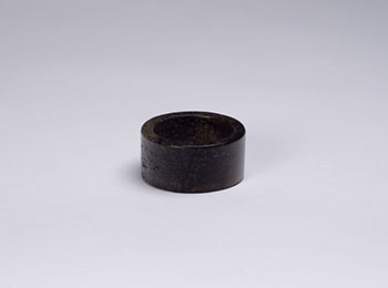 A Chinese Mottled Brown Jade Ring, Ming Dynasty by  Chinese Art