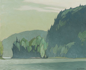 Blue Morning, Oxtongue Lake par Alfred Joseph (A.J.) Casson
