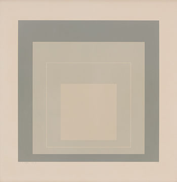 WLS XIV, from White Line Squares (Series II) par Josef Albers