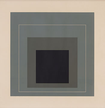 WLS IX, from White Line Squares (Series II) by Josef Albers