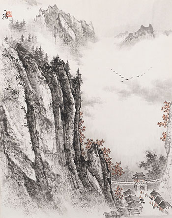 Autumn Mountains by Tao Yiqing