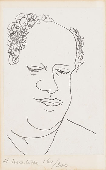 Portrait of René Leriche par Henri Matisse