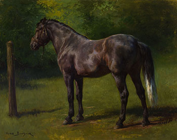 Étude de cheval brun by Rosa (Marie-Rosalie) Bonheur