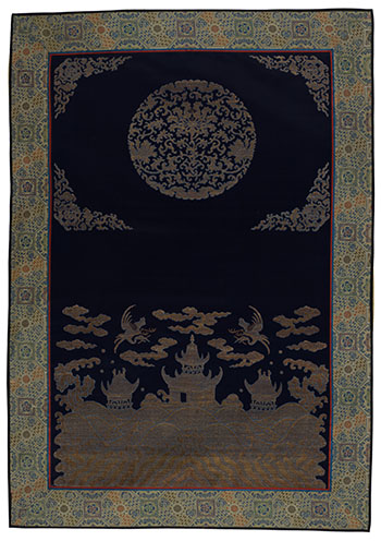A Chinese Blue Ground Kesi Panel, Early 20th Century by  Chinese Art