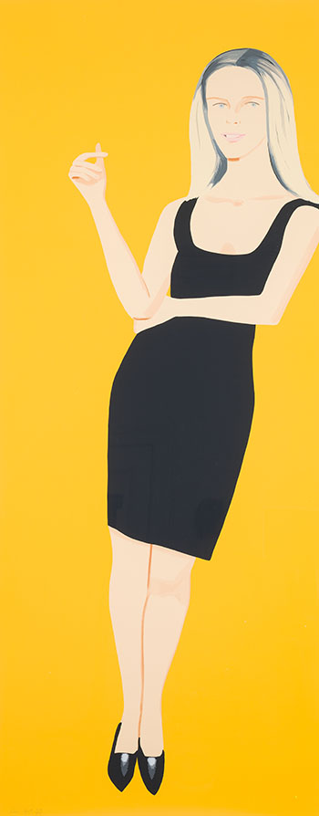 Yvonne (from Black Dress) par Alex Katz