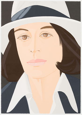 White Hat (from Alex and Ada, the 1960's to the 1980's) par Alex Katz