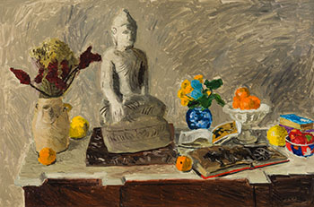 Still Life with Chinese Figure by William Goodridge Roberts