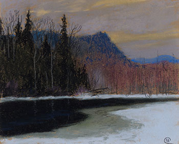 Spring, The Cache River at Lac Tremblant par Maurice Galbraith Cullen