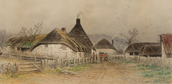 Village par Frederick Arthur Verner