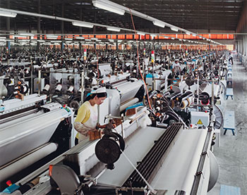 Manufacturing #7, Textile Mill, Xiaoxing, Zhejiang Province, China by Edward Burtynsky