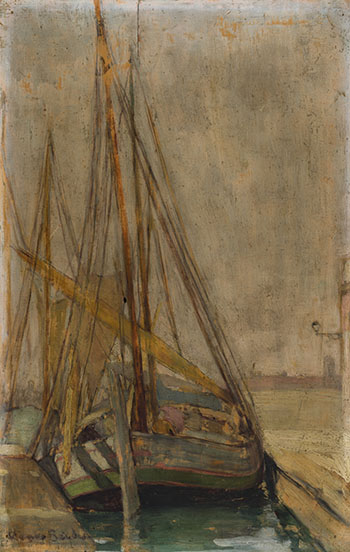 Sailboat in Marina by Regina Seiden