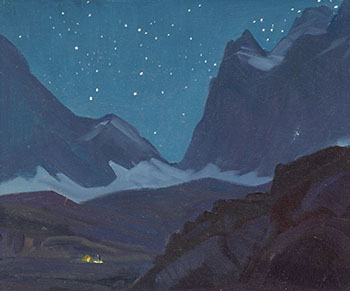 Starlight Night On the Opabin Plateau (Lake O'Hara Area) par Peter Ewart
