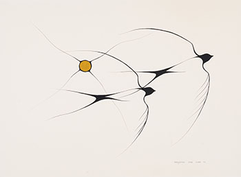 Swallows in Flight par Benjamin Chee Chee
