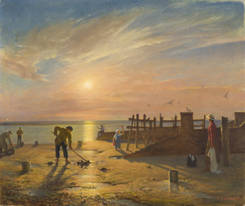 Beach Scene by Kenneth Keith Forbes