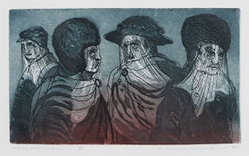 Four Mummers by David Lloyd Blackwood