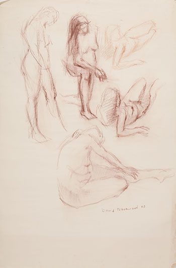 Nude Figure Studies by David Lloyd Blackwood