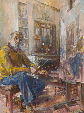 The Painter Reflecting #1 by Joseph Francis (Joe) Plaskett