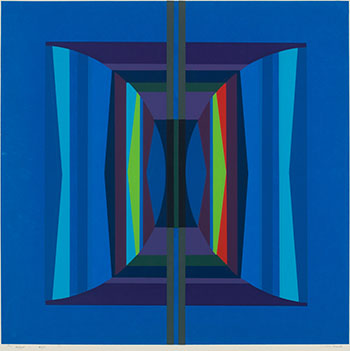 Blue Abstract par Gordon Appelbe Smith