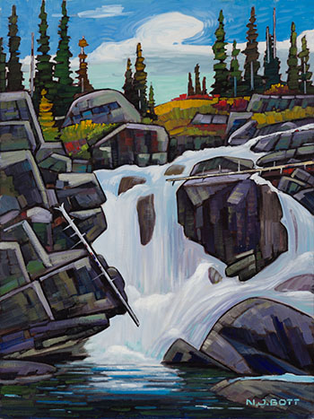 Waterfall - Bella Vista Creek by Nicholas J. Bott