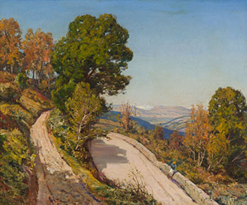 The Road Above the Valley par Herbert Hughes-Stanton