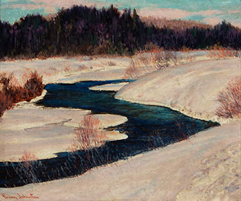 Coming Spring, Sturgeon River Country by Frank Hans (Franz) Johnston