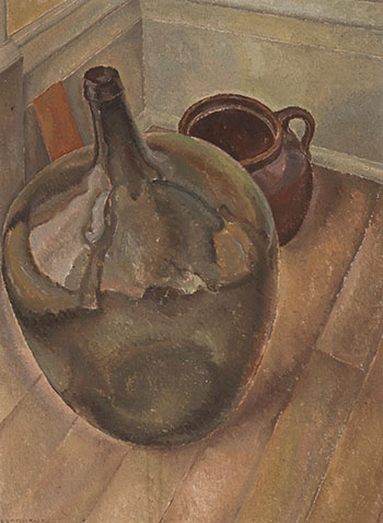 Still Life with Glass Flagon by Lionel Lemoine FitzGerald