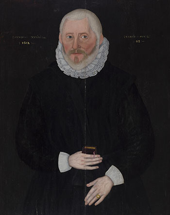 Portrait of Mr. Coxwell of Ablington Manor, Gloucestershire by 17th century English School