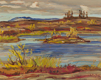 Lake Rouvière Country by Alexander Young (A.Y.) Jackson