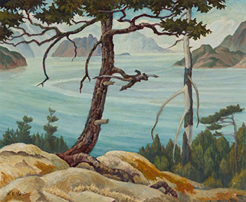 Howe Sound from Whytecliff par William Percival (W.P.) Weston