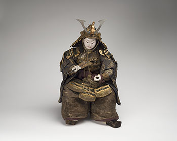 A Large Japanese Musha Ningyo, Warrior Doll, Edo Period, 19th Century par  Japanese Art