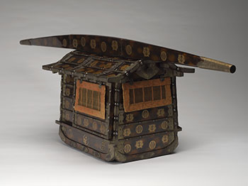 A Japanese Lacquer Model of a Palanquin, Meiji Period, 19th Century par  Japanese Art