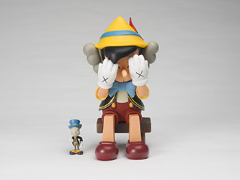 Pinocchio & Jiminy Cricket by  KAWS