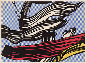 Brushstrokes (Corlett 45) by Roy Lichtenstein