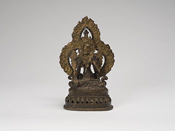 A Nepalese Bronze Seated Figure of Tara, 17th/18th Century by  Nepalese Art