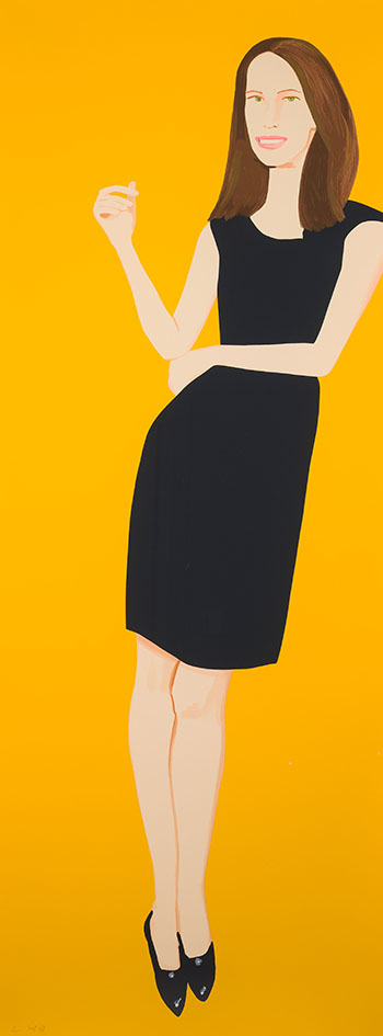 Christy (from Black Dress) par Alex Katz