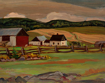 Farm House in Summer by Alexander Young (A.Y.) Jackson