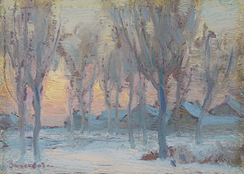 Crépuscule d'hiver par Marc-Aurèle de Foy Suzor-Coté