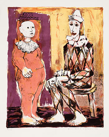 Deux clowns par Paul Vanier Beaulieu