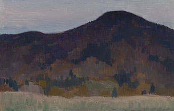 Étude d'automne dans la région de Baie-St-Paul par Clarence Alphonse Gagnon