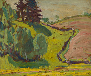 Spring Green, Terminal Moraine, Near King, Ont. par James Edward Hervey (J.E.H.) MacDonald