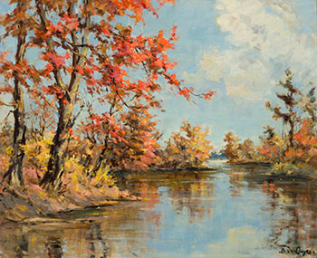 The Yamaska River, Cowansville par Berthe Des Clayes