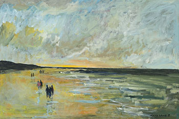 Beach at Sunset par Molly Joan Lamb Bobak