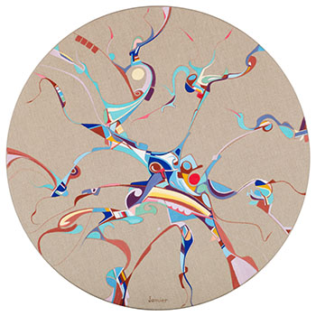 Blue Eyed Bird par Alex Simeon Janvier