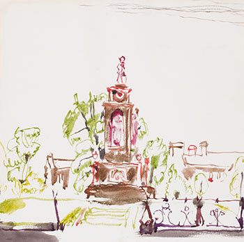 Soldier's Monument, Toronto by David Brown Milne