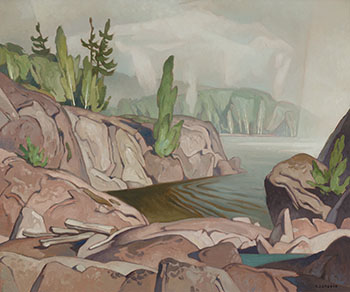 Morning Haze by Alfred Joseph (A.J.) Casson